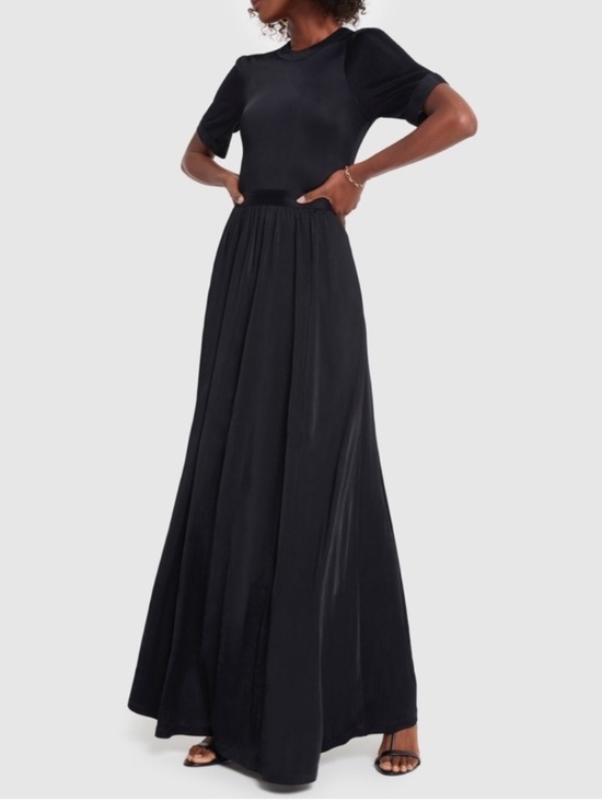 Goop Dresses & Skirts - G. Label by Goop Nina Crewneck Maxi Dress Black Sz: 6 Quiet Luxury Made in Italy